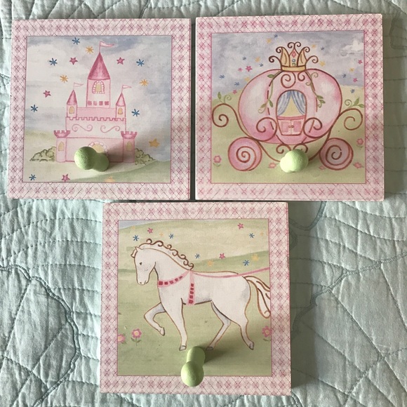 Other - Set of 3 Girls Decorative Wall Hangings